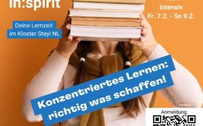 Konzentriertes Lernen – Study in:spirit – Frühjahr 2025