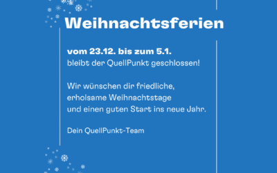 Wir machen Weihnachtsferien